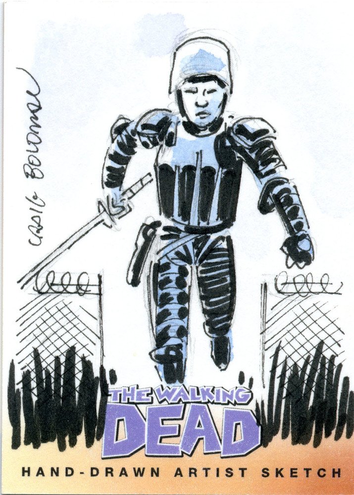Cryptozoic The Walking Dead Comic Book Series 2 Sketch Card  Craig Boldman