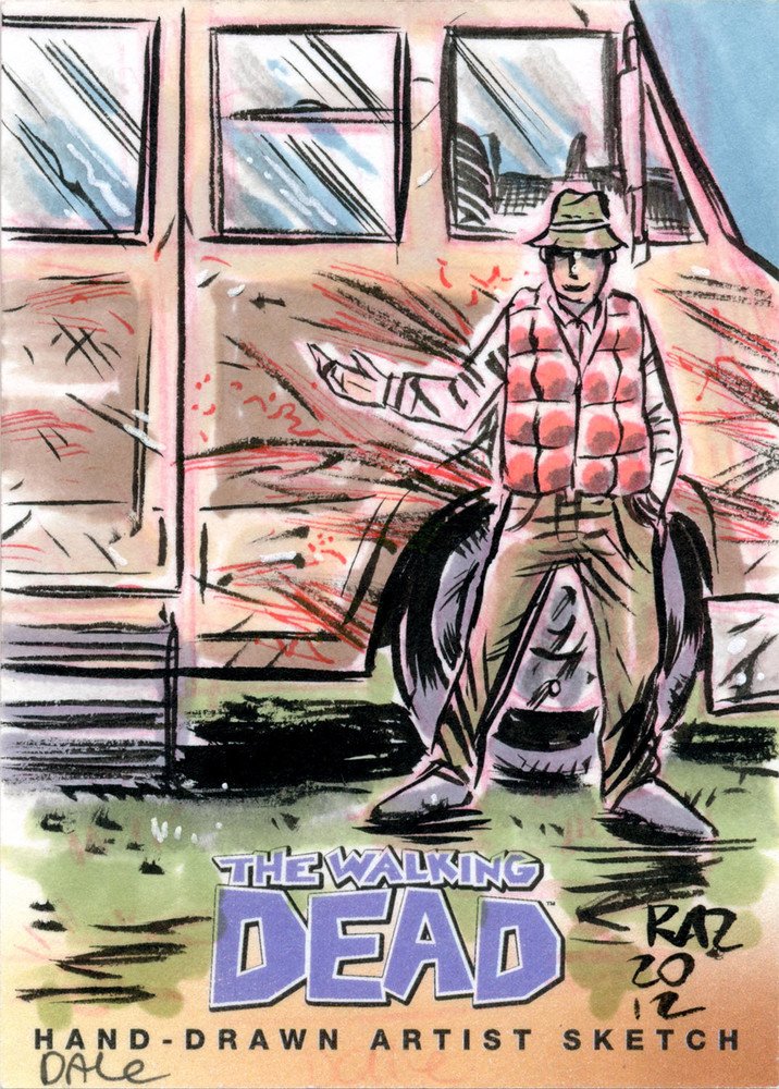 Cryptozoic The Walking Dead Comic Book Series 2 Sketch Card  Ramsey 