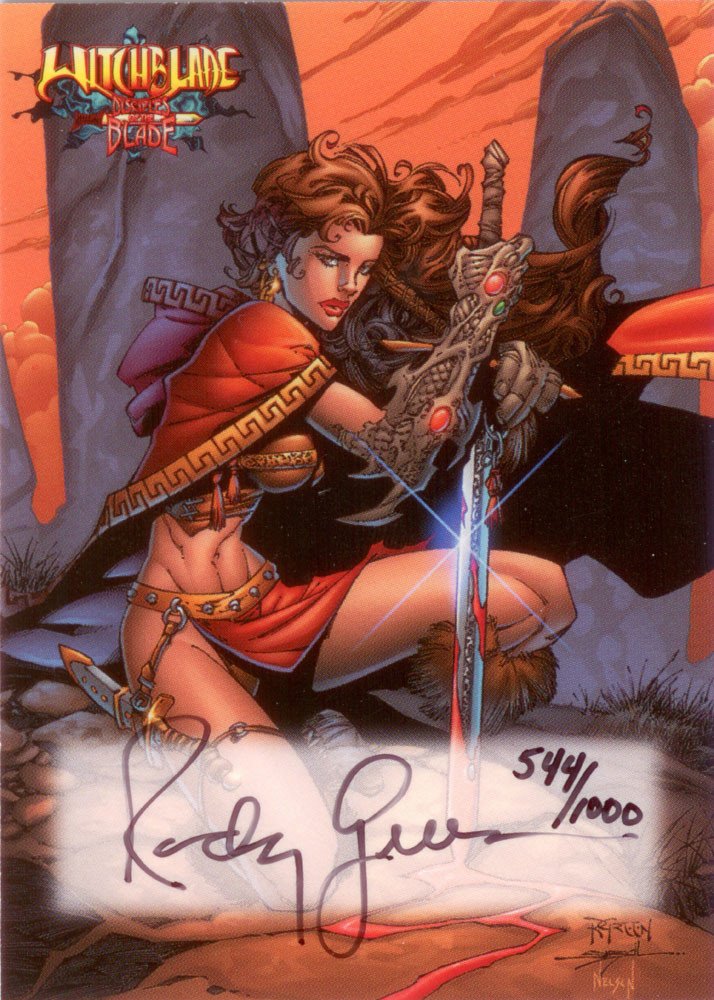 Dynamic Forces Witchblade: Disciples of the Blade Autograph Card A-1 Randy Green