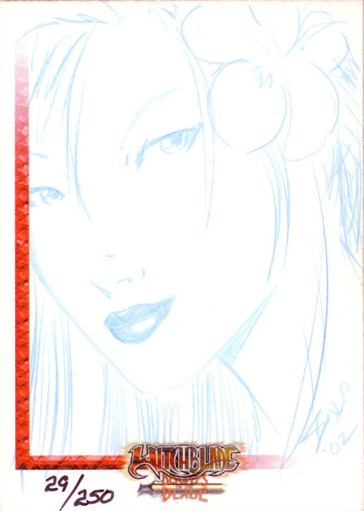 Dynamic Forces Witchblade: Disciples of the Blade Sketch Card  Beth Sotelo (250)
