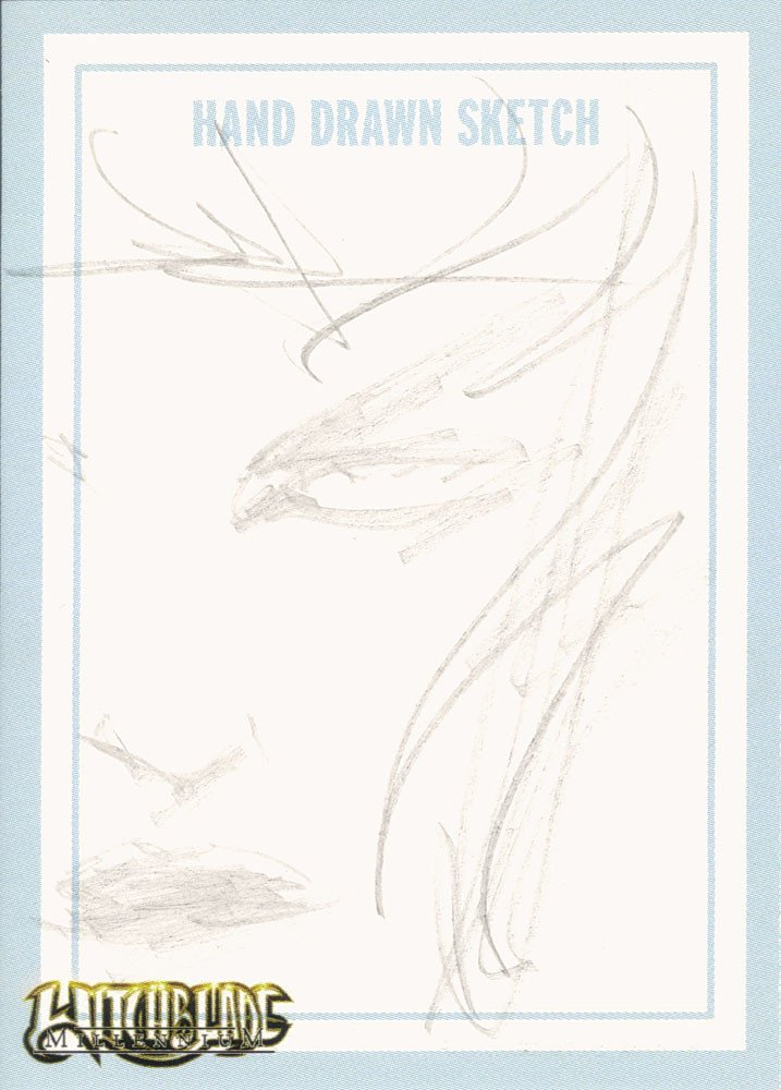 Dynamic Forces Witchblade Millennium Sketch Card  Jae Lee