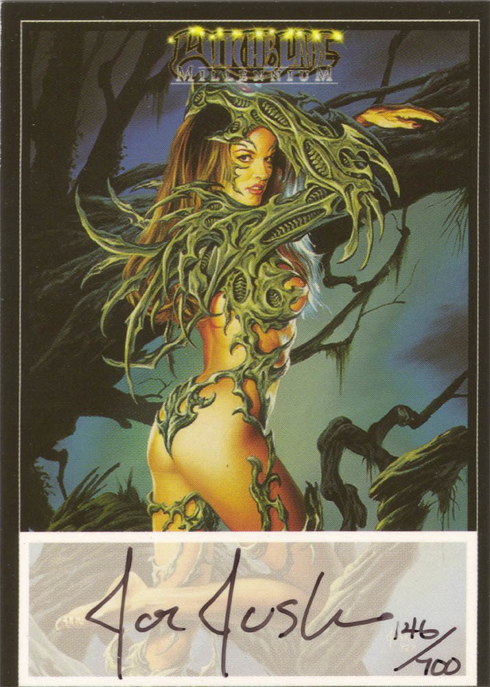 Dynamic Forces Witchblade Millennium Autograph Card  Joe Jusko (Black Ink)