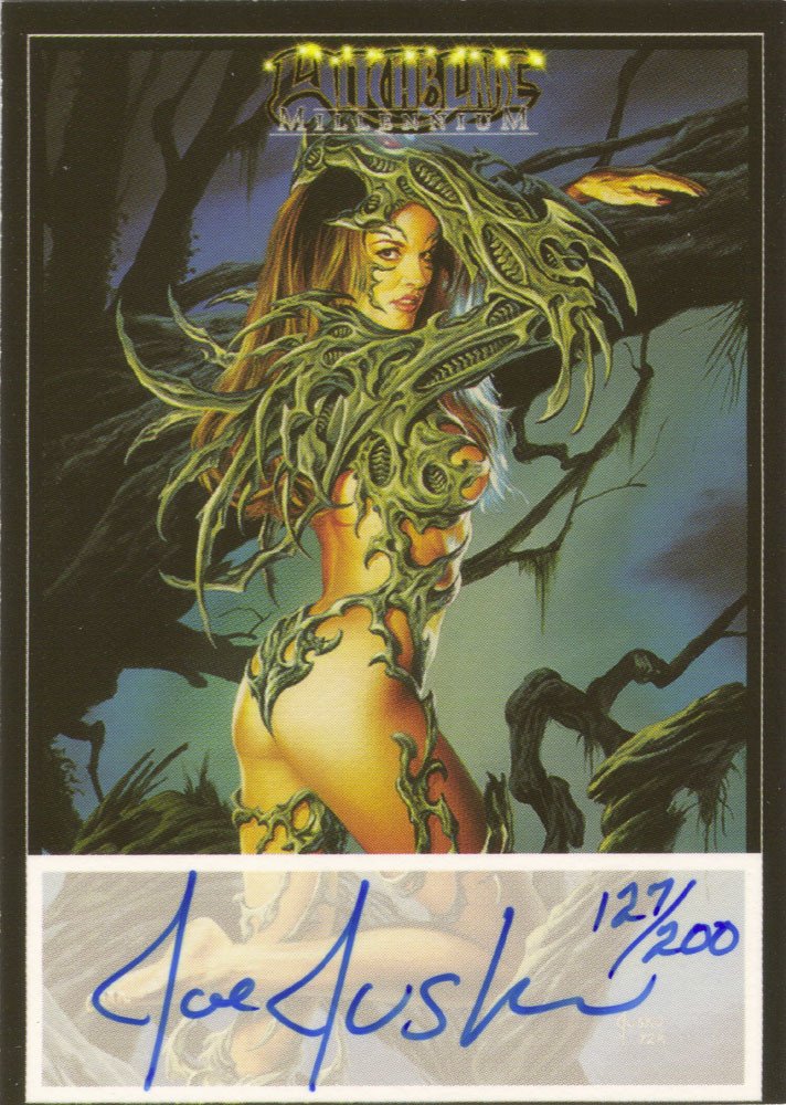Dynamic Forces Witchblade Millennium Autograph Card  Joe Jusko (Blue Ink)