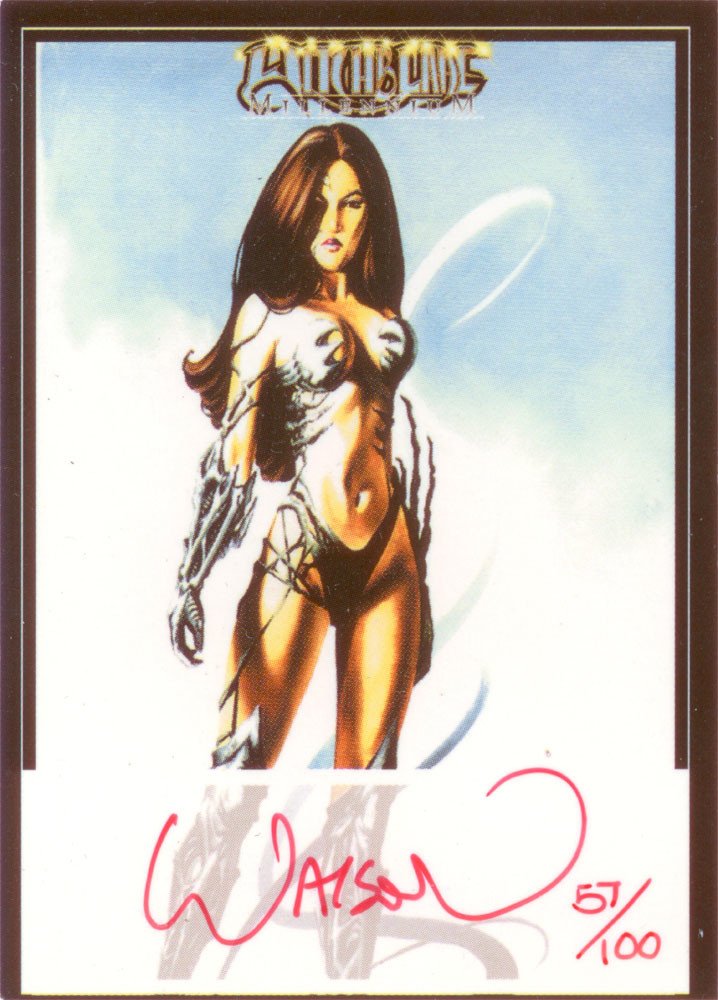 Dynamic Forces Witchblade Millennium Autograph Card  John Watson (Red Ink)
