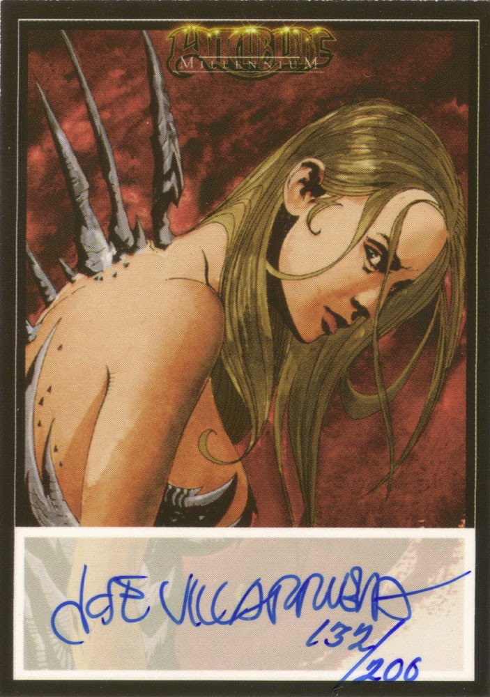 Dynamic Forces Witchblade Millennium Autograph Card  Jose Villarrubia (Blue Ink)