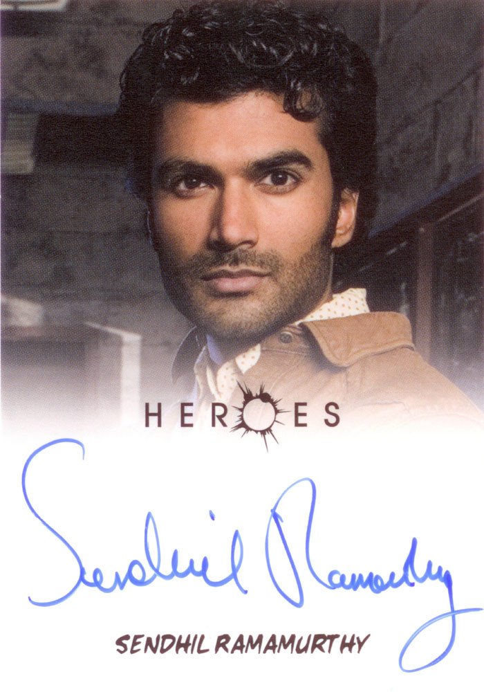 Rittenhouse Archives Heroes Archives Autograph Card  Sendhil Ramamurthy as Mohinder Suresh