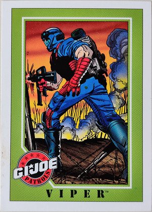 Impel G.I. Joe Series 1 Base Card 143 Viper