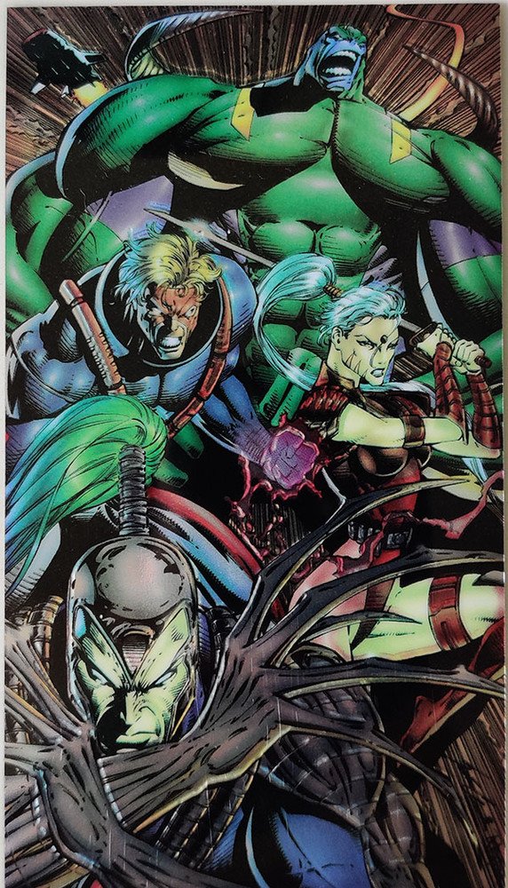 Wizard Wizard Magazine Series Image Series 1 Card 7 WildC.A.T.S (Oversized Newstand Edition)