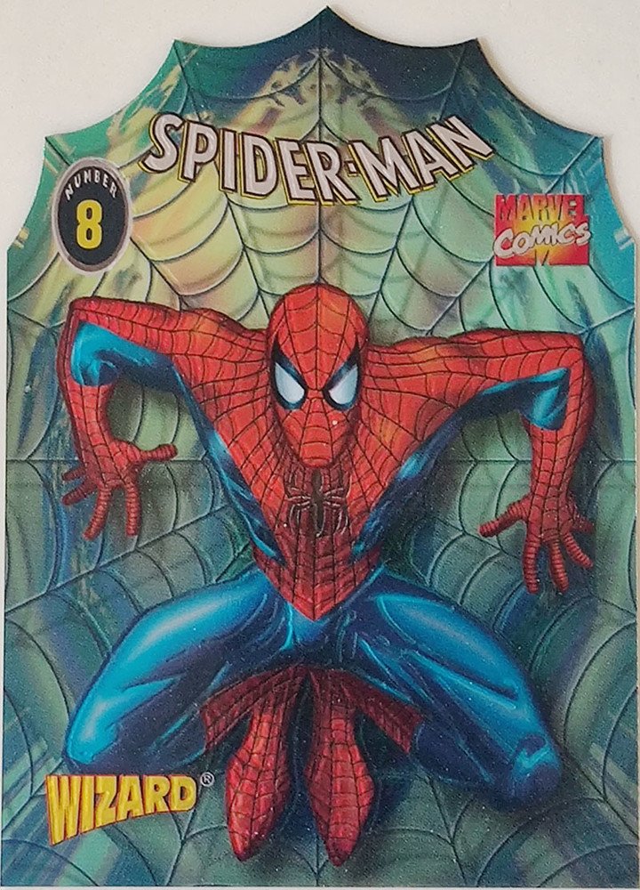 Wizard Wizard Magazine Series Series 4 (Chromium Series) Card 8 Spider-Man