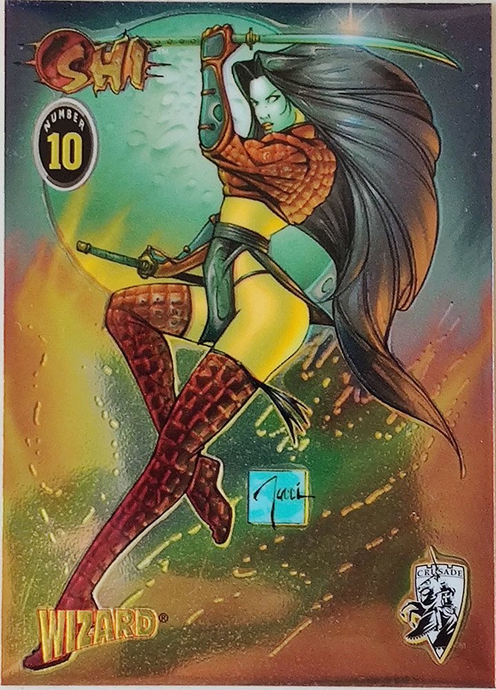 Wizard Wizard Magazine Series Series 4 (Chromium Series) Card 10 Shi
