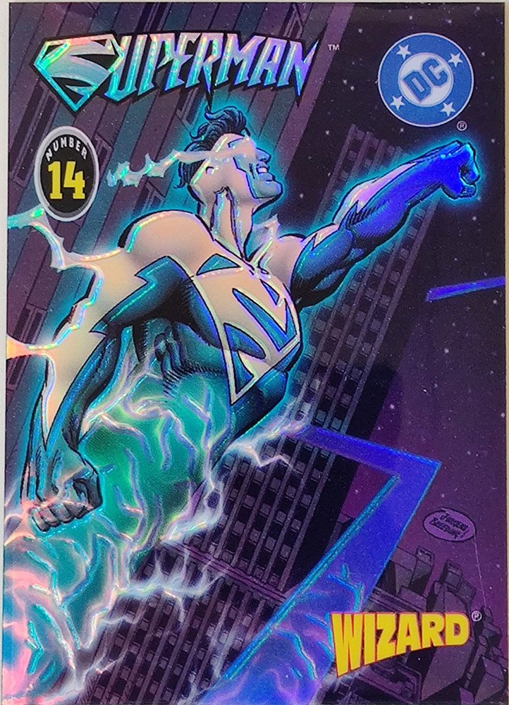 Wizard Wizard Magazine Series Series 4 (Chromium Series) Card 14 Superman