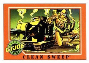Impel G.I. Joe Series 1 Base Card 5 Clean Sweep