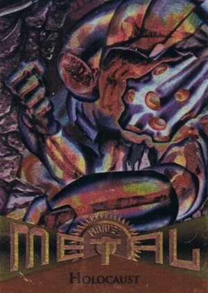 Fleer Marvel Metal Base Card 5 Holocaust