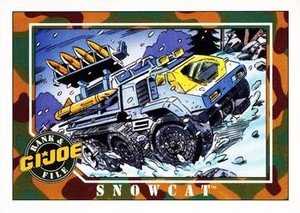 Impel G.I. Joe Series 1 Base Card 12 Snowcat