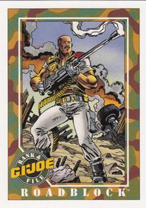 Impel G.I. Joe Series 1 Base Card 30 Roadblock