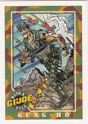 Impel G.I. Joe Series 1 Base Card 31 Gung-Ho