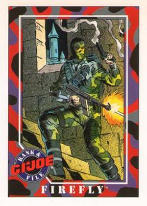 Impel G.I. Joe Series 1 Base Card 38 Firefly