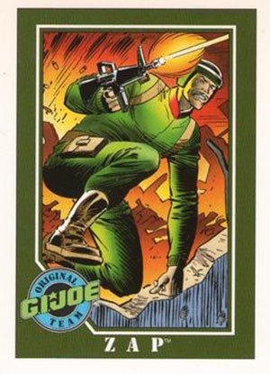 Impel G.I. Joe Series 1 Base Card 39 Zap