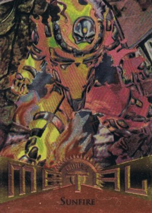 Fleer Marvel Metal Base Card 8 Sunfire