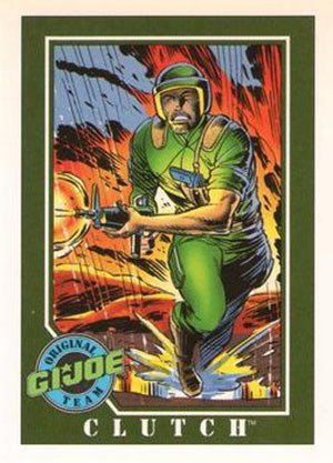 Impel G.I. Joe Series 1 Base Card 48 Clutch