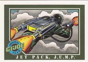 Impel G.I. Joe Series 1 Base Card 54 Jet Pack, J.U.M.P.