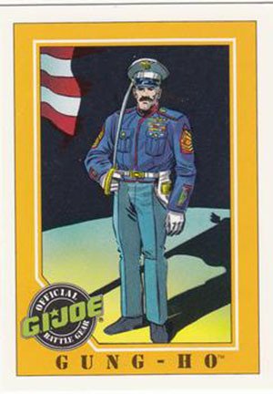 Impel G.I. Joe Series 1 Base Card 62 Gung-Ho
