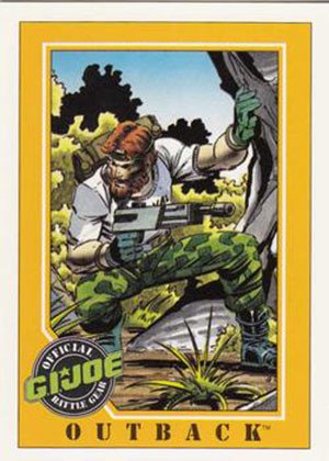 Impel G.I. Joe Series 1 Base Card 69 Outback