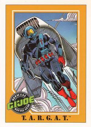 Impel G.I. Joe Series 1 Base Card 81 T.A.R.G.A.T.
