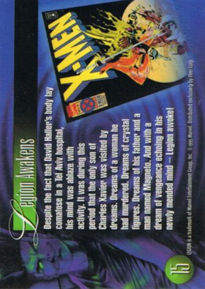 Fleer Marvel Annual Flair '95 Base Card 15 Legion