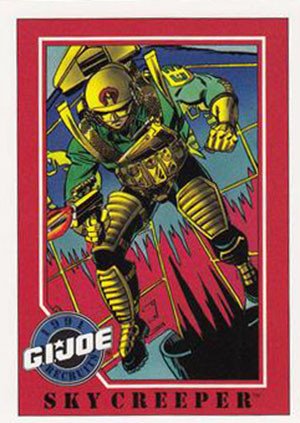 Impel G.I. Joe Series 1 Base Card 119 Sky Creeper