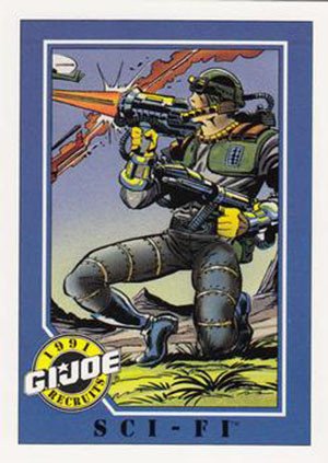 Impel G.I. Joe Series 1 Base Card 124 Sci-Fi