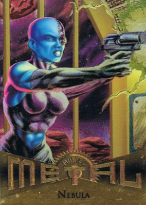 Fleer Marvel Metal Base Card 17 Nebula