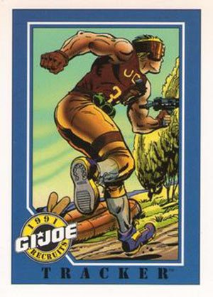 Impel G.I. Joe Series 1 Base Card 136 Tracker