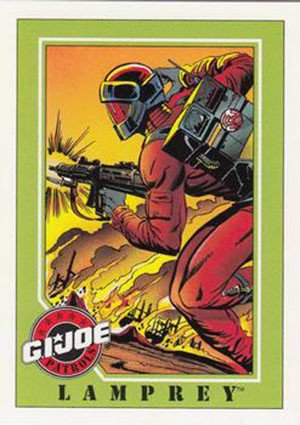 Impel G.I. Joe Series 1 Base Card 144 Lamprey