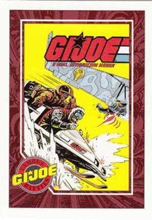 Impel G.I. Joe Series 1 Base Card 158 Alaskan Pipeline Battle