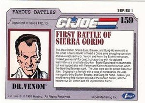 Impel G.I. Joe Series 1 Base Card 159 First Battle of Sierra Gordo
