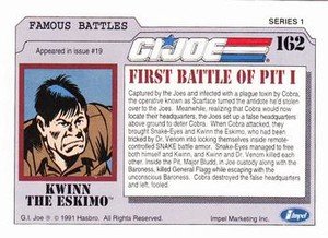Impel G.I. Joe Series 1 Base Card 162 First Battle of Pit I