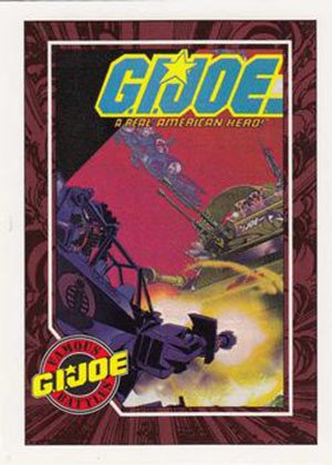 Impel G.I. Joe Series 1 Base Card 169 Sea Battle: Whale vs. Hydrofoils