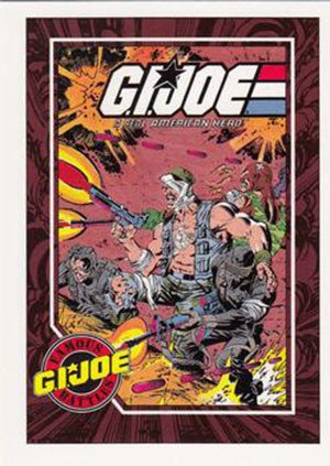 Impel G.I. Joe Series 1 Base Card 173 First Assault of New Cobra Island