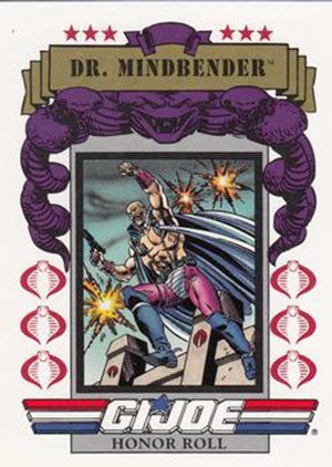Impel G.I. Joe Series 1 Base Card 176 Dr. Mindbender