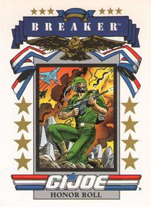 Impel G.I. Joe Series 1 Base Card 183 Breaker