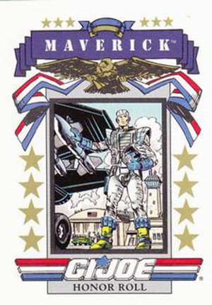 Impel G.I. Joe Series 1 Base Card 192 Maverick