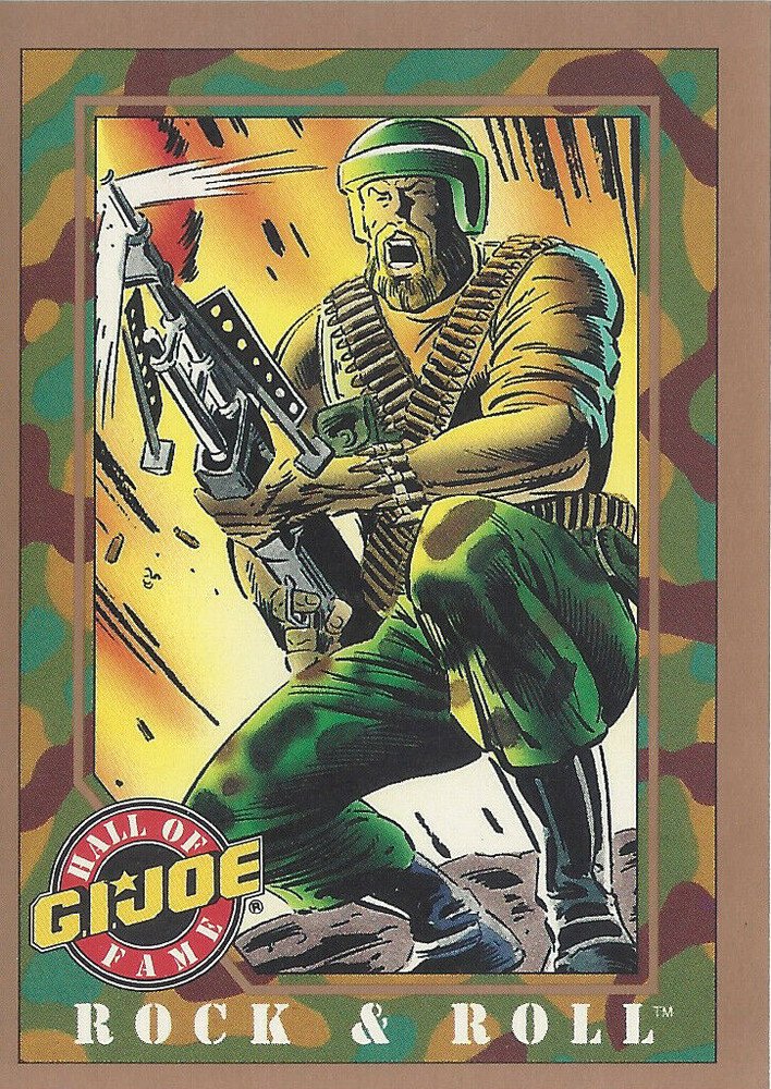 Impel G.I. Joe Gold Border Hall of Fame Base Card 8 