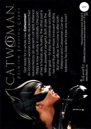 Inkworks Catwoman Base Card 1 (Title Card)