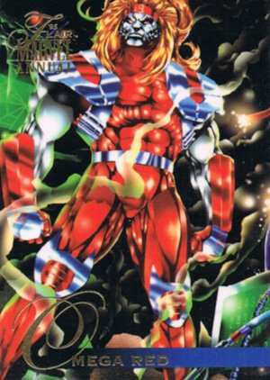 Fleer Marvel Annual Flair '95 Base Card 18 Omega Red