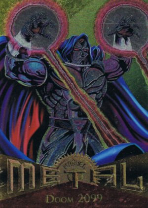 Fleer Marvel Metal Base Card 45 Doom 2099