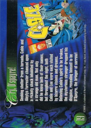 Fleer Marvel Annual Flair '95 Base Card 19 D'spayre