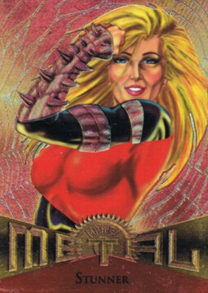 Fleer Marvel Metal Base Card 79 Stunner