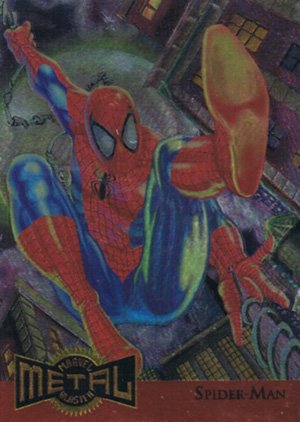 Fleer Marvel Metal Metal Blasters 12 Spider-Man