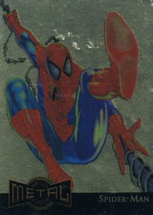 Fleer Marvel Metal Gold Blasters 12 Spider-Man